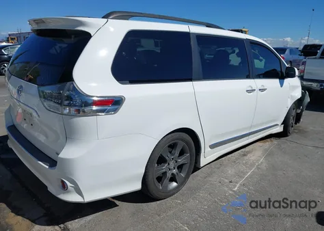 2015 Toyota Sienna Se 8 Passenger из США, поврежденный, VIN 5TDXK3DC9FS672966